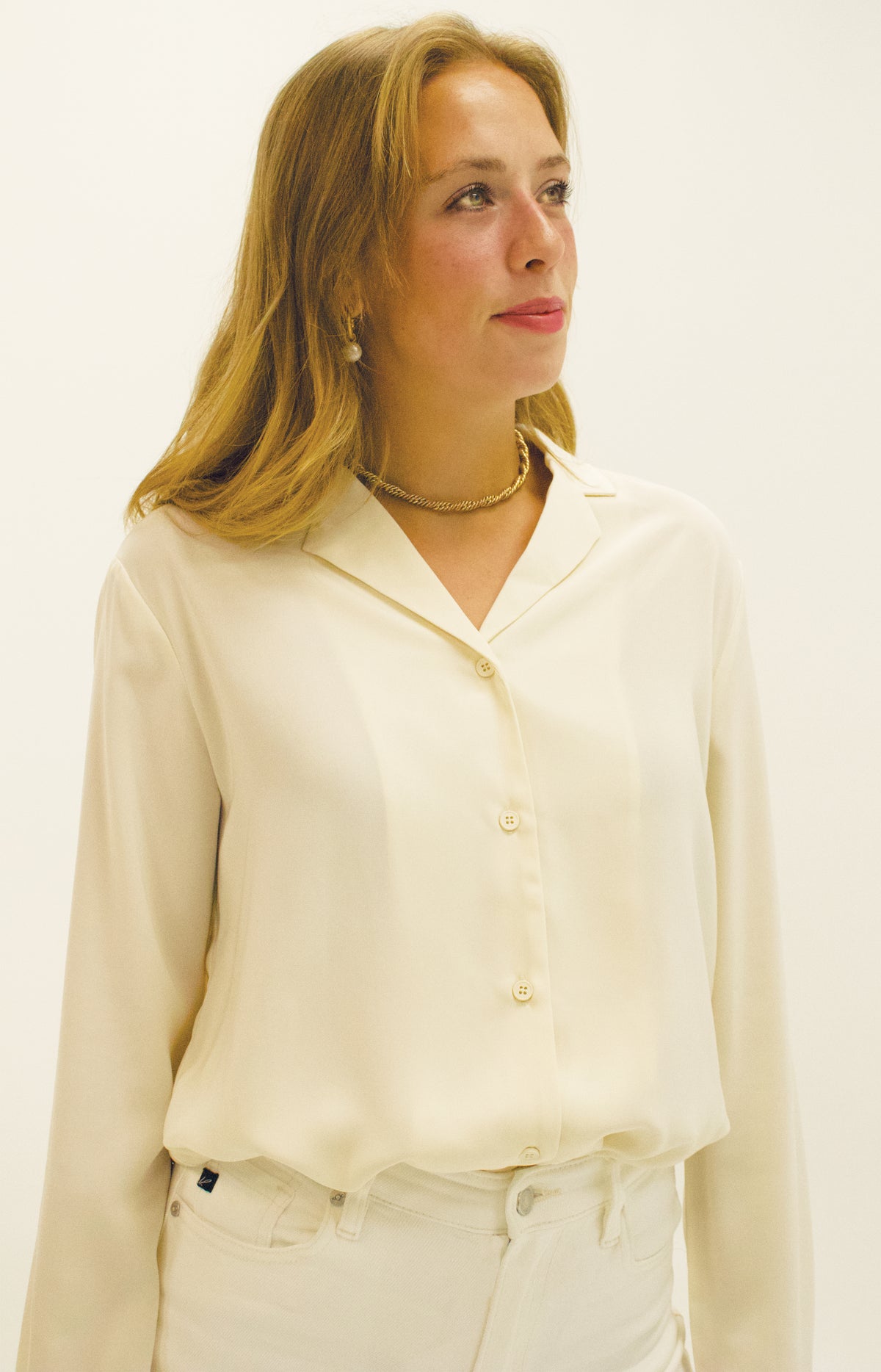 Brulé Button-Down Notched Collar Long-Sleeve Shirt